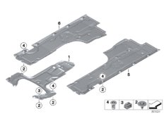 Облицовка днища кузова Пд
