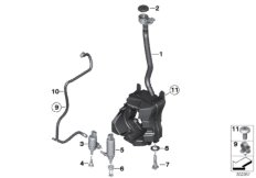 Бачок стеклоомывателя/омывателя фар