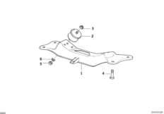 Крепление КПП