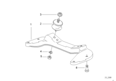 Крепление КПП