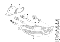 Блок задних фонарей
