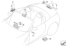 Различн.освет.прборы/коробка запасн.ламп