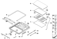 подъемно-сдвижная крышка люка