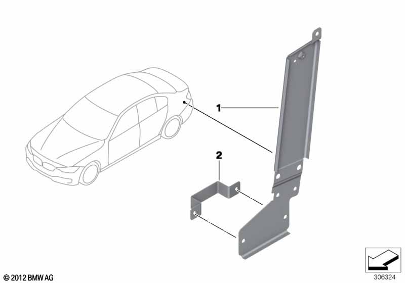 Держатель блоков управления