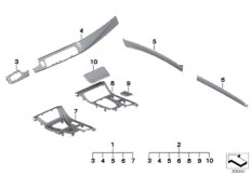 Декоративные планки из карбона