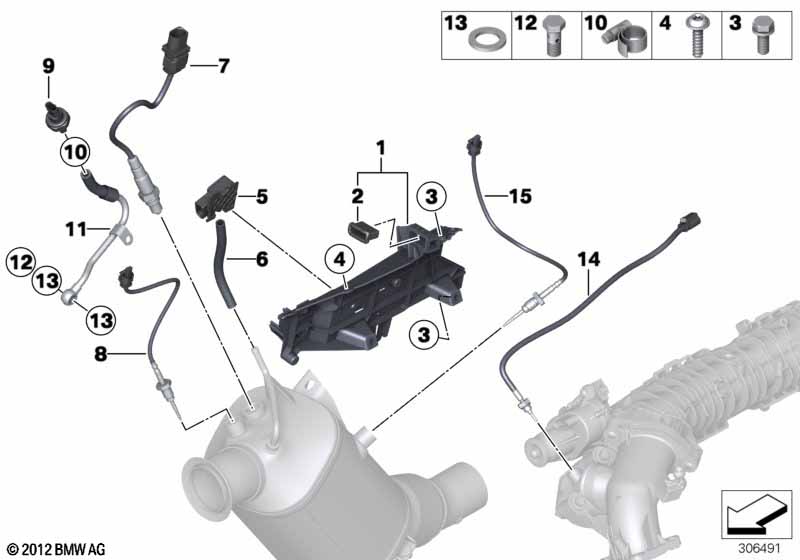 Чувствительные э-ты для сажевого фильтра
