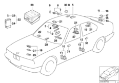 Различные огни