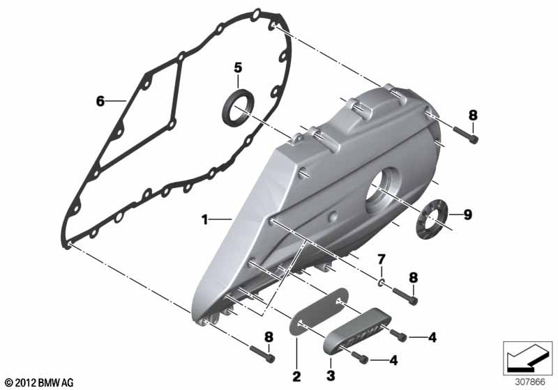 Крышка качающегося рычага Зд колеса