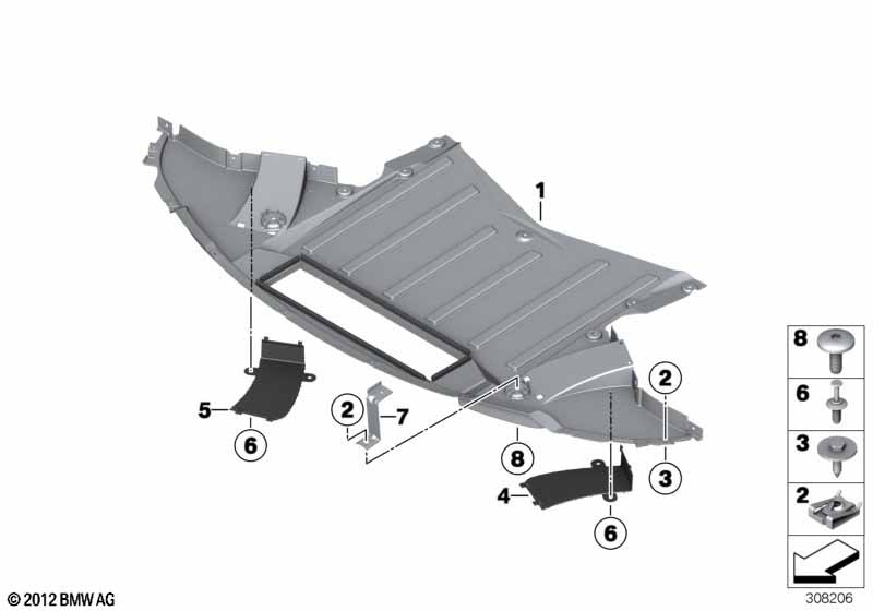 Экран моторного отсека