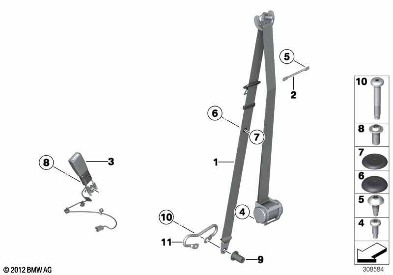 Ремень безопасности Пд