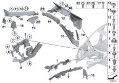 Дополнительные элементы моторного отсека