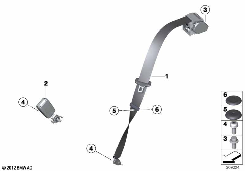 Ремень безопасности Зд