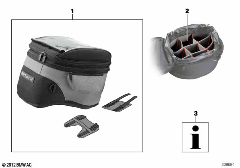 Сумка на топливный бак