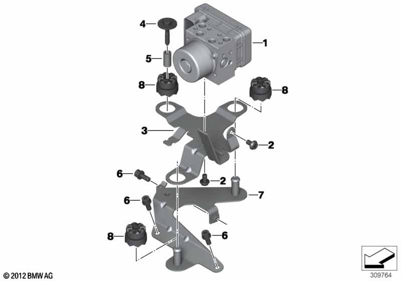 Модулятор давления ABS