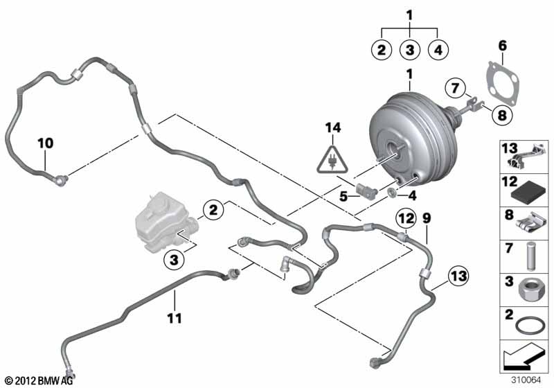 F10 усилитель тормозов