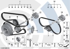 Рем.к-т ременного привода Value Line