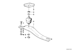 Крепление коробки передач/крепление