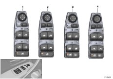 Выключатель стеклоподъемника стор.водит.