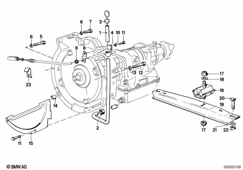 Крепление коробки передач/крепление
