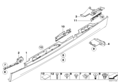 Накладка порог / арка колеса