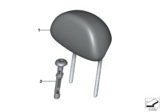 Подголовник заднего сиденья