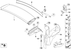 Отделение для складного верха