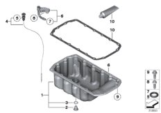 Масляный картер/маслоизмерит.приспособл.