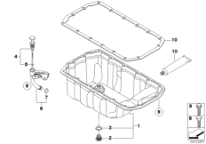 Масляный картер/маслоизмерит.приспособл.
