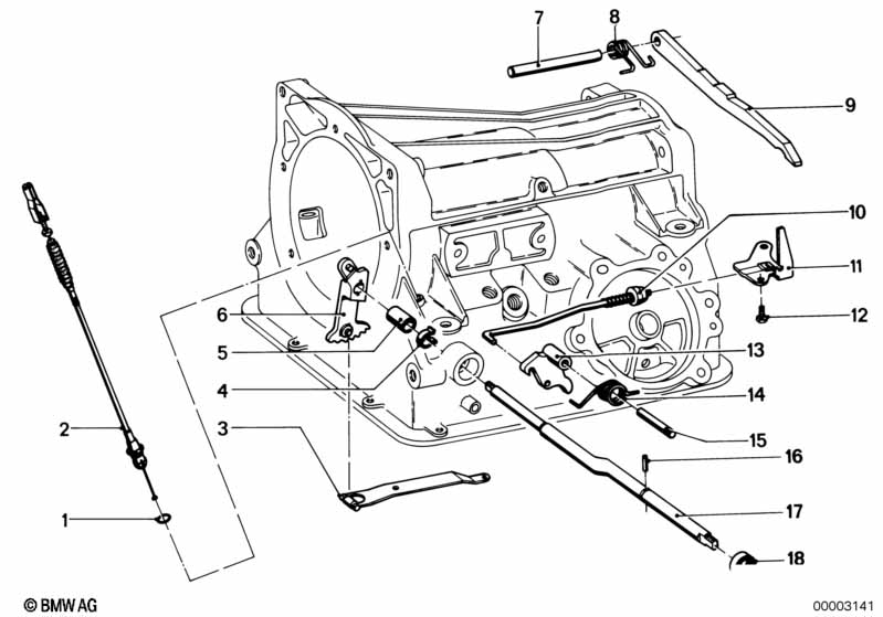 BW 65 Механизм ПП/блокировка на стоянке