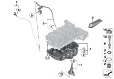 Масляный картер/маслоизмерит.приспособл.