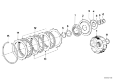 ZF 3HP22 Приводная муфта B