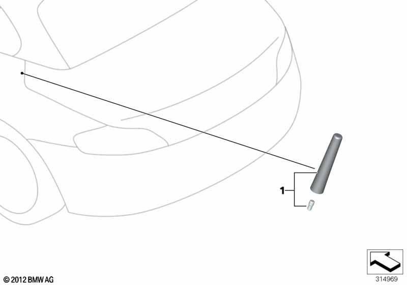 Штыревая антенна SPORT