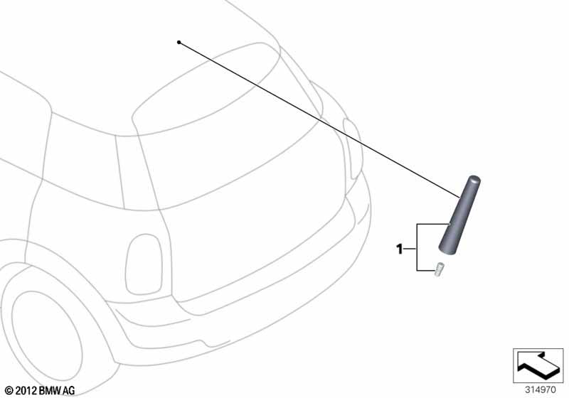Штыревая антенна SPORT