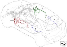 Жгут проводов двери