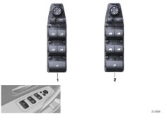 Выключатель стеклоподъемника стор.водит.