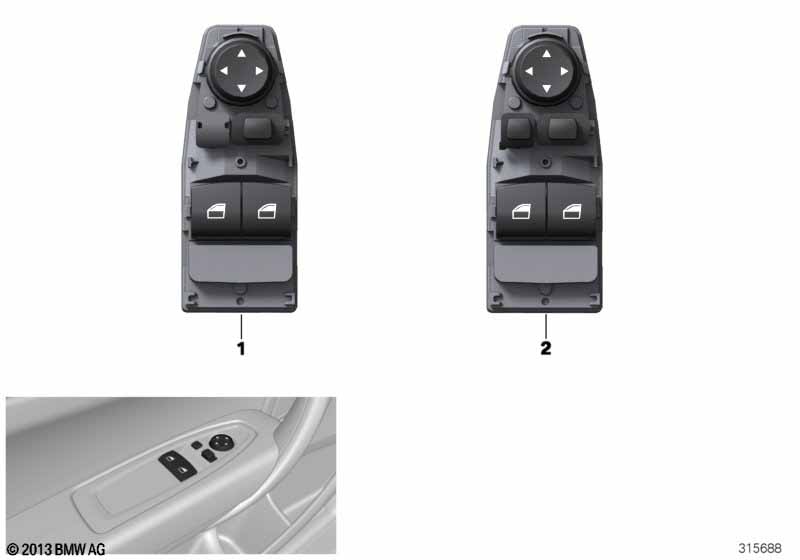 Выключатель cтеклоподъемника