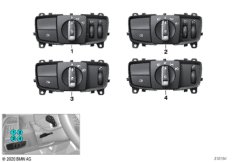 Переключатель блока упр.освещением