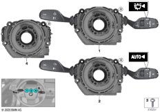 Коммутационный центр в рулевой колонке