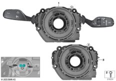 Коммутационный центр в рулевой колонке
