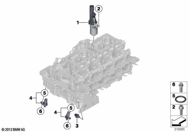 Головка бл.цил. - дополнит.эл.элементы