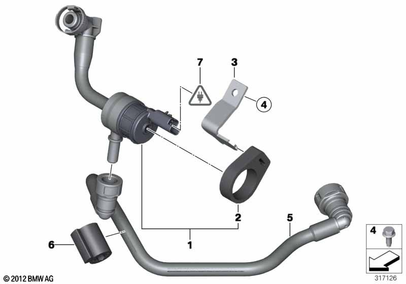 Клапан вентиляции топливного бака