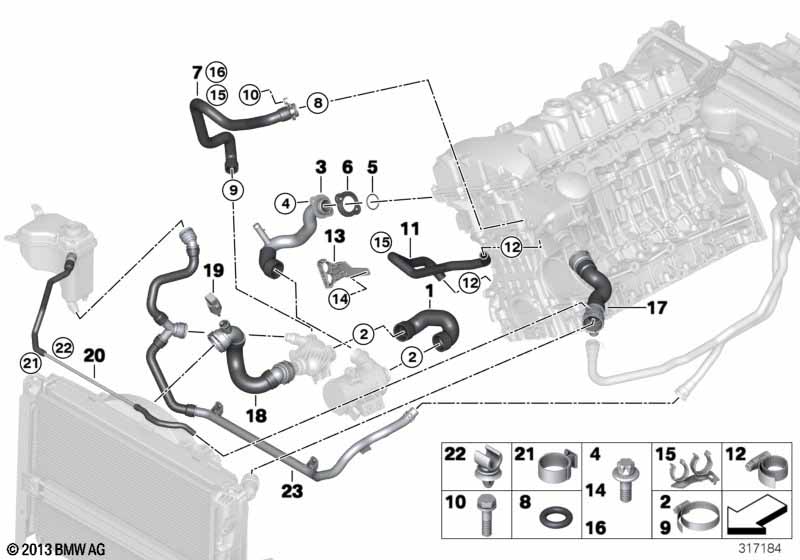Шланги системы охлаждения