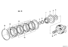 ZF 3HP22 Приводная муфта B
