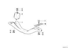 Крепление КПП