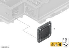 Блок отвода газа высоковольтн.накопит.