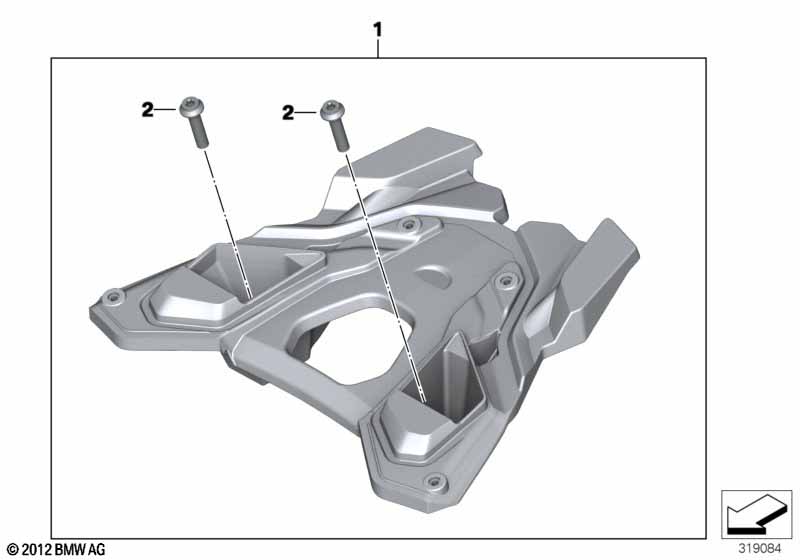 К-т креплений топкейса, багажник