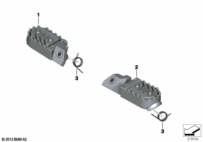 Упор для ноги регулируемый