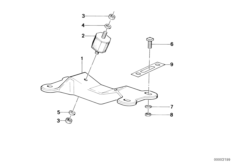 Крепление КПП