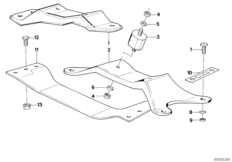 Крепление КПП