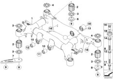 балка заднего моста